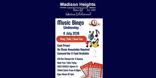 Music Bingo With Bells & Beats \ud83c\udfa7