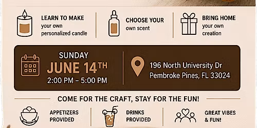 The Cozy Pour : Candle Making Event