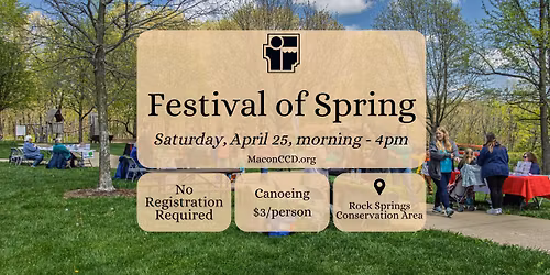 2026 Festival of Spring at Rock Springs Conservation Area
