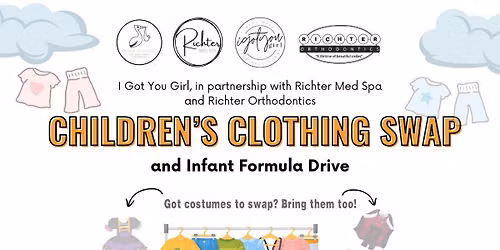Children's Clothing Swap and Infant Formula Drive