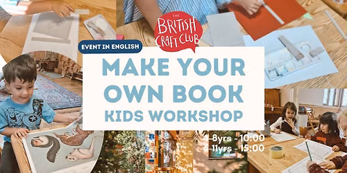 Make your own book workshop for kids (Event in English!)