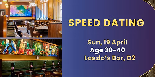 Speed Dating Age 30-40