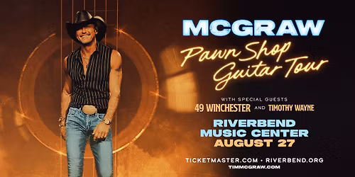 Tim McGraw: Pawn Shop Guitar Tour 2026 with 49 Winchester and Timothy Wayne