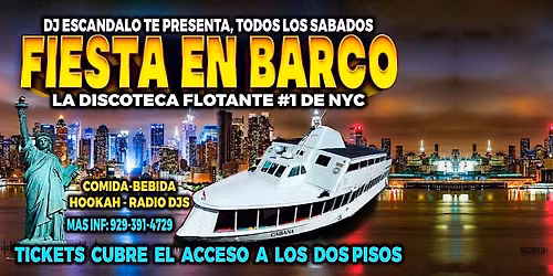 boat party nyc + radio dj's