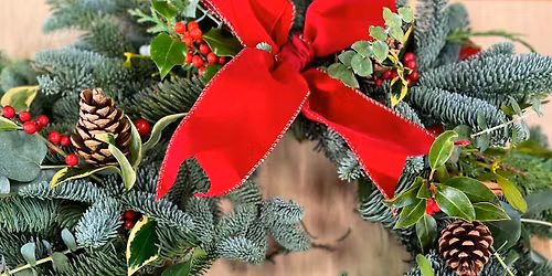 Christmas wreath making workshop