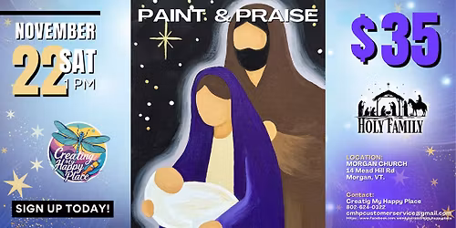 Holy Family, Paint and Praise