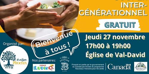 Souper interg\u00e9n\u00e9rationnel GRATUIT