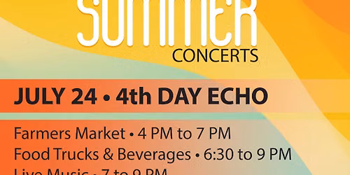 4th Day Echo at Union Township Summer Concerts