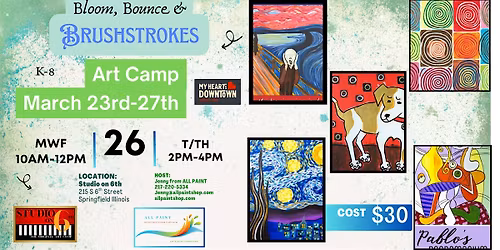 Bloom,Bounce & Brushstrokes Week 2