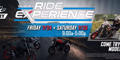 Suzuki Ride Experience at Cycle Country