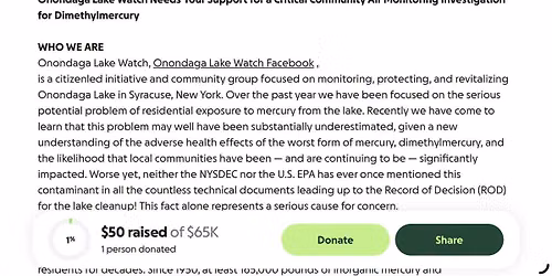 Onondaga Lake Watch Public Event
