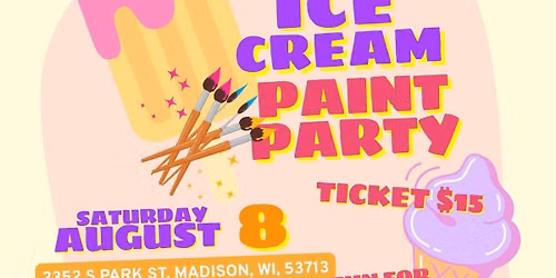 Ice Cream and Paint Party