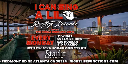 Krazy Karaoke  | STARLIT ROOFTOP MONDAY