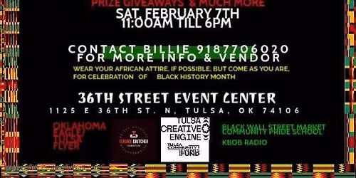 13th Annual Black Wall Street Heritage & History Festival - Great Room