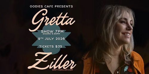 Gretta Ziller THURSDAY at Oodies Cafe - Bundaberg