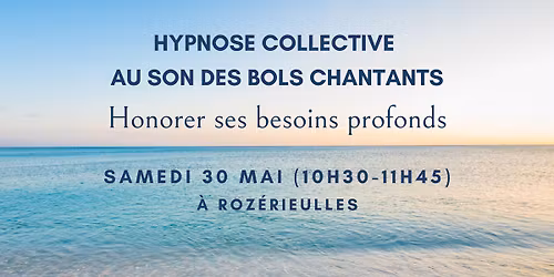 Hypnose collective au son des bols chantants