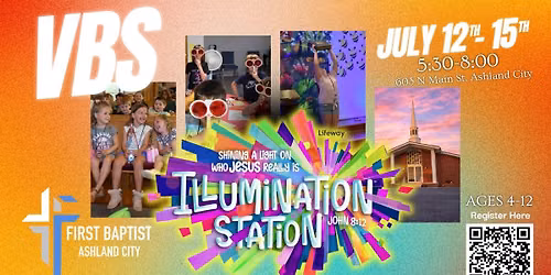 VBS 2026 Illumination Station at First Baptist Ashland City!