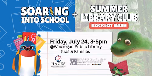 Soaring Into School + Summer Library Club Backlot Bash