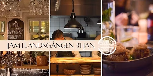 J\u00e4mtlandsg\u00e5ngen 31 jan - \u00d6stersunds gastronomiska matvandring!
