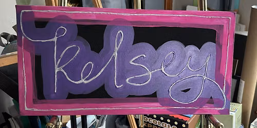 DIY a Faux Neon Sign!!
