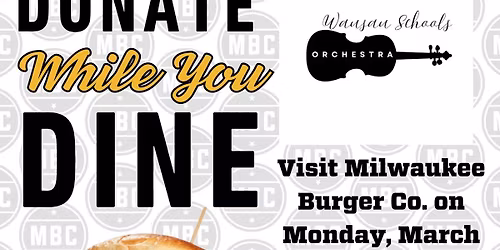 Community Monday for Wausau Schools Orchestra! 