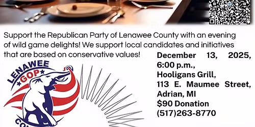 Wild Game\/Farm to Table Dinner