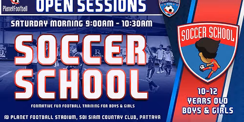 Saturday - Soccer School (10-12 Years ONLY)