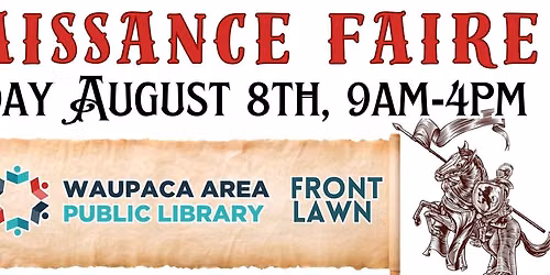 Waupaca Library Renaissance Faire