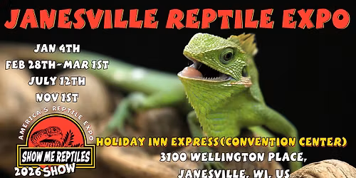 Janesville Reptile Expo (Show Me Reptile Shows)