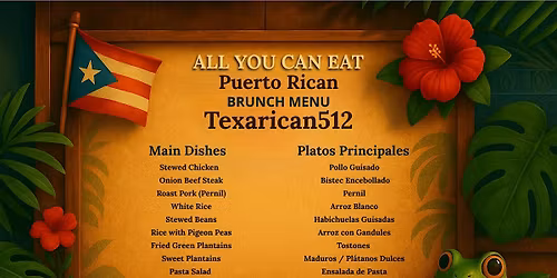 Puerto Rican All you can eat -  Austin