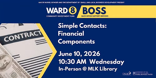 Simple Contacts: Financial Components - IN-PERSON