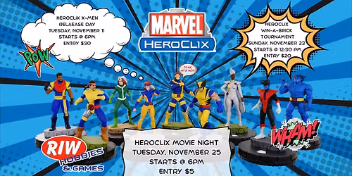 Heroclix Movie Night