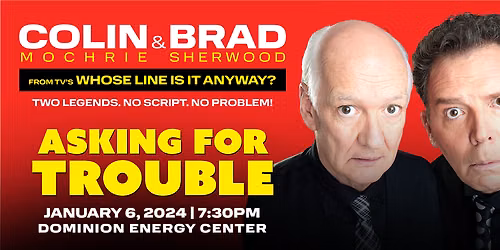 Colin Mochrie and Brad Sherwood at Long Center for the Performing Arts - Lafayette