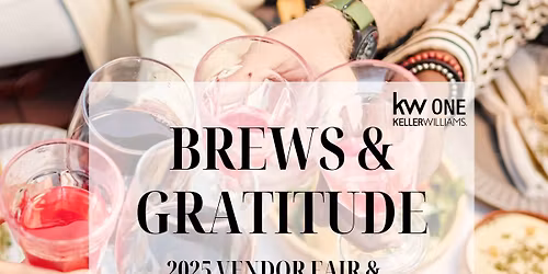 Brews & Gratitude: KW One Vendor Fair & Thanksgiving Potluck
