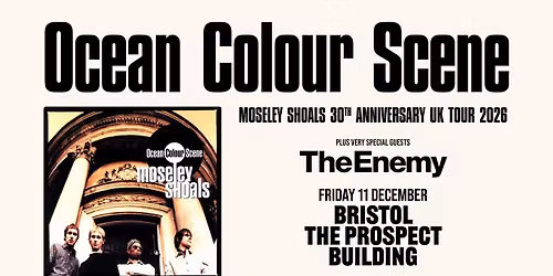Ocean Colour Scene | Bristol | Friday 11th December 2026