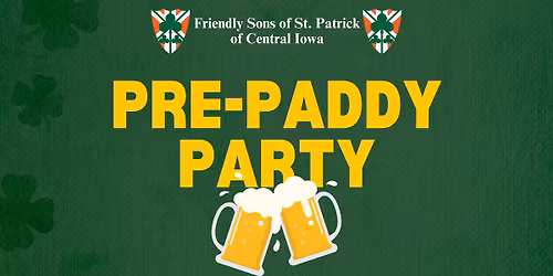 Pre-Paddy Party