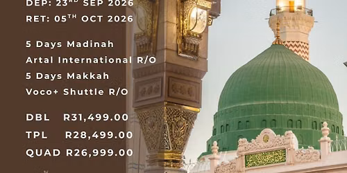 SEPTEMBER 2026 UMRAH