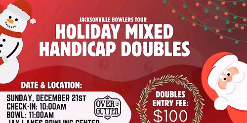 Holiday Mixed Doubles - December 21st