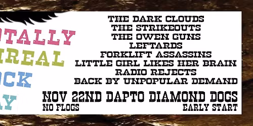 Totally Unreal Rock Day - TURD. 8 of the best Punk rockin bands around