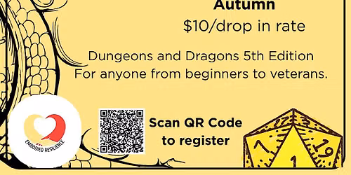 Dungeons & Dragons Neurodivergent Social Drop In