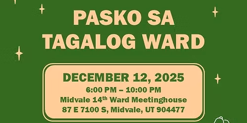 Pasko sa Tagalog Ward 