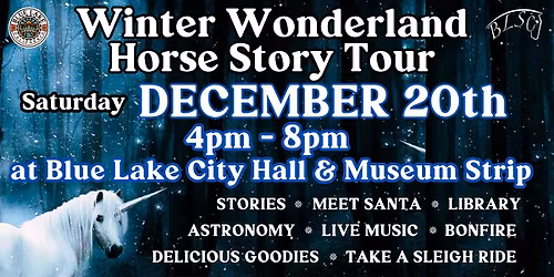 Winter Wonderland Horse Story Tour in Blue Lake