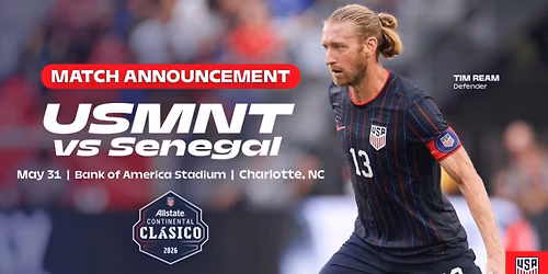 International Friendly: United States vs. Senegal