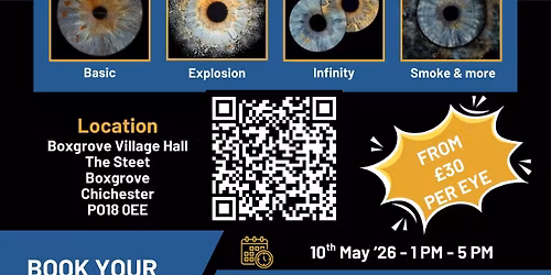 Chichester, West Sussex Eye Photography Pop-Up