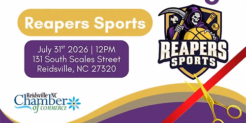 Reapers Sports Ribbon Cutting