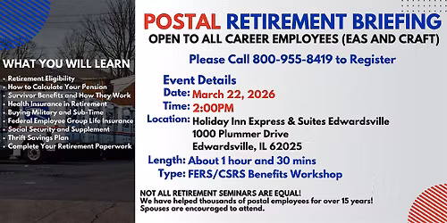 FERS Benefits Seminar - Edwardsville - 03\/22\/26
