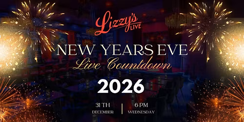Live Countdown NYE 2026 @ Lizzy's Live Orlando in Dr. Phillips