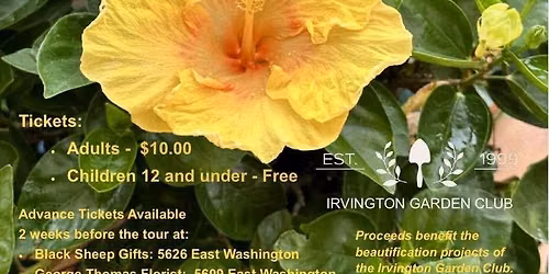 Irvington Garden Club Garden Tour