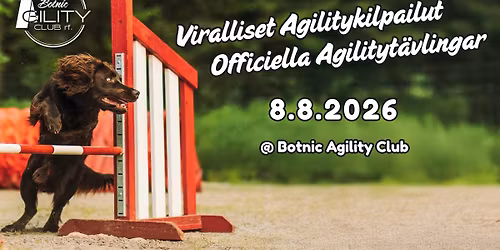 BAC Agilitykilpailut \u2013 Agilityt\u00e4vlingar 8.8.2026