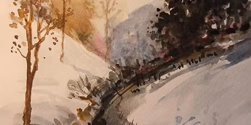 Mixed Media Winter Scenes Workshop | Ages 12 - Adult